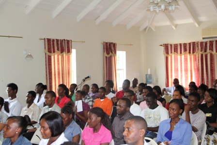 A section of participants and employers at the closing ceremony of the 8th annual Summer Job Attachment Programme