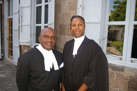 Judge Redhead and Mrs. Jeffers