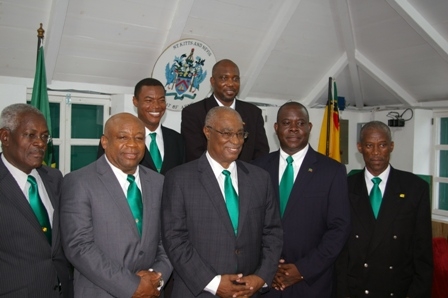 Nevis Island Cabinet in the Nevis House of Assembly