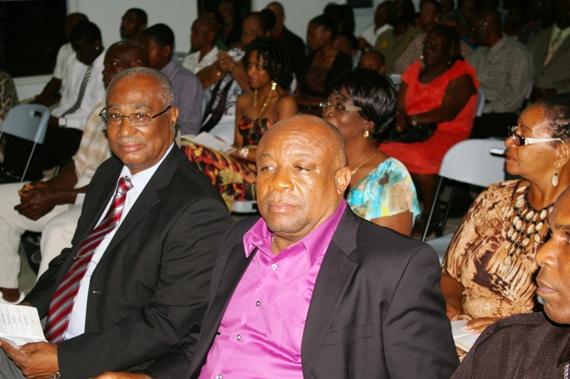 Premier of Nevis, Hon. Joseph Parry and Deputy Premier, Hon. Hensley Daniel at the Nevis Sports Awards Ceremony