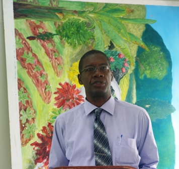 Director of Agriculture on Nevis Mr. Keithley Amory