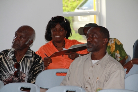 Taxi and tour bus operators at the first training session by the Ministry of Tourism at the Cotton Ground Community Centre recently