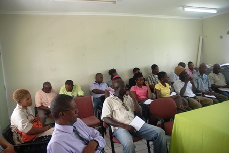 Some of those present at the Caribbean Agriculture Research and Development Institute seminar