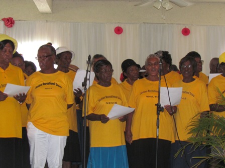 A section of the Older Persons on Nevis at the annual luncheon hosted by the Ministry of Social Development Senior Citizens Division on October 1st to mark the United Nations designated International Day of Older Persons  