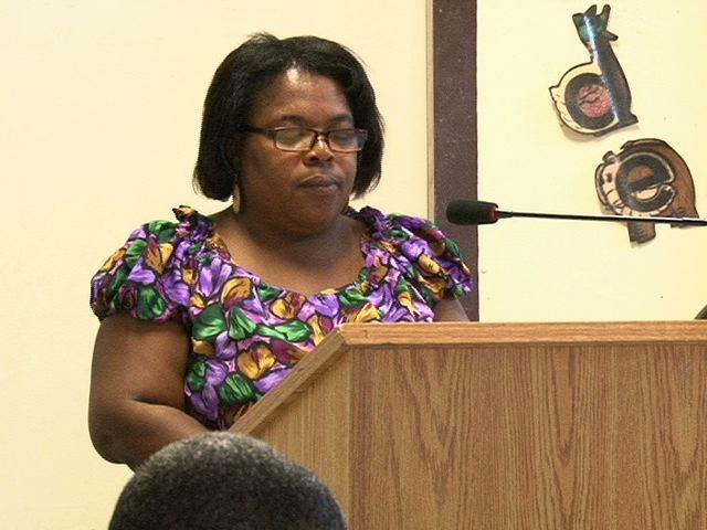 Acting Chairman of the Nevis Division Ms. Mavis Parris