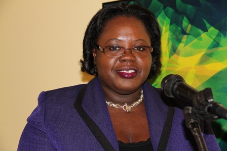 Junior Minister of Social Development in the Nevis Island Administration Mrs. Hazel Brandy-Williams