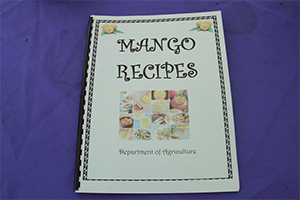 A Mango Recipe Book which lists local mangoes and provides a variety of recipes was also available at the annual Mango Madness Festival hosted in Charlestown on July 11, 2014