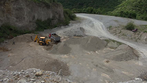 Ongoing operations at the government-owned New River quarry