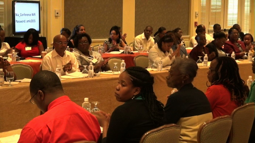 A section of participants at the Nevis Financial Services Regulation and Supervision Department 2015 Anti-Money Laundering (AML) and Countering Financing of Terrorism (CFT) Awareness Seminar and Training Workshop on March 3 and 4, 2015 at the Four Seasons Resort Conference Room.