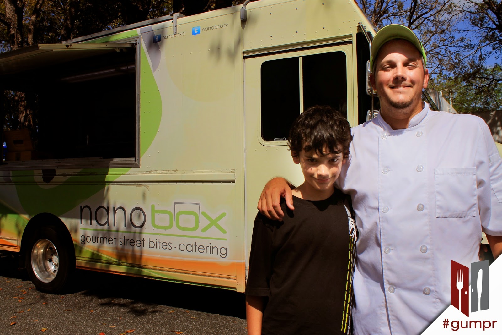 Chef Orlando “Nano” Rodriguez from Puerto Rico with his son Xavi