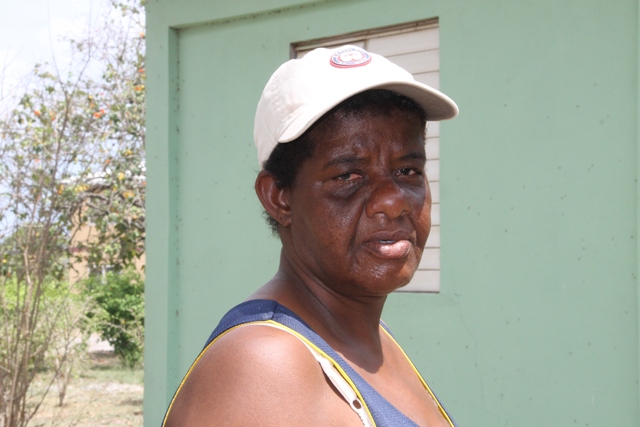 Vera France of Camps Village, a livestock farmer on Nevis