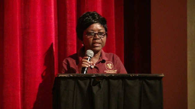 President of the Nevis Teachers Union Ornette Webbe