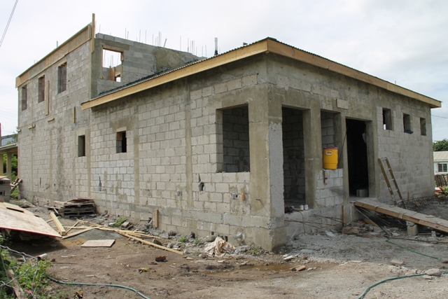 Another view of the expansion of the government-owned Veterinary Clinic at Prospect