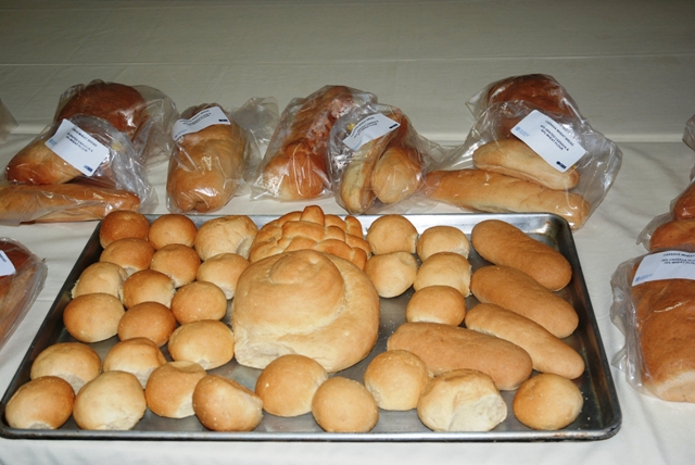 Bread made with wheat flour and cassava flour during the Food and Agriculture Organisation’s Bread Making Using Wet Cassava workshop on May 17-18, 2016 