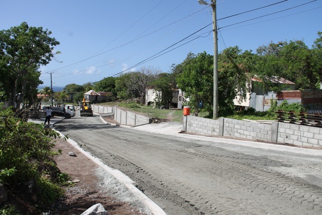 Work on another section of road in the Hanley’s Road Rehabilitation Project on July 13, 2016