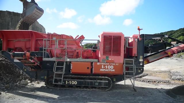 Some of the new equipment purchased by the Nevis Housing and Land Development Corporation at the Nevis Island Administration-owner New River quarry on January 05, 2017