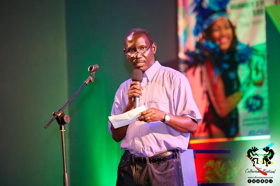 Acting Permanent Secretary in the Ministry of Culture John Hanley on opening night at the newly refurbished $1.7million Cultural Village on June 14, 2017