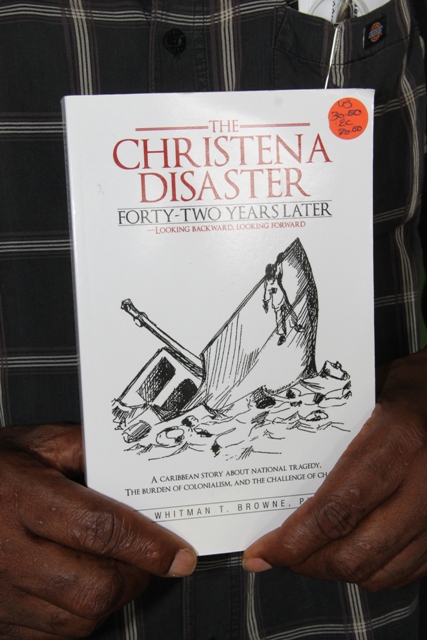 The cover of Dr. Whitman Browne’s third book publication in 2013 on the 1970 M.V. Christena Disaster