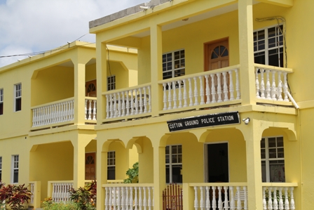 The interim Cotton Ground Police Station relocated to Ossie’s Guest House in the village