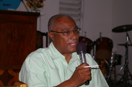 Premier of  Nevis, Hon. Joseph Parry