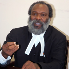 Dr. Henry Browne, Counsel for Deputy Premier, Hon. Hensley Daniel 