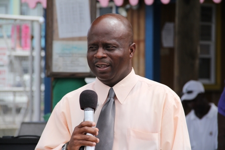 Coach in the Gladiator Track Club and member of the Nevis Armature Athletic Association Mr. Wakely Daniel