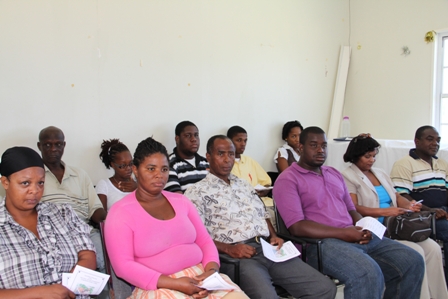 A section of persons present at the launching ceremony of the New River Farmers Development Cooperative Society Limited, at the Department of Agriculture’s conference room in Prospect  