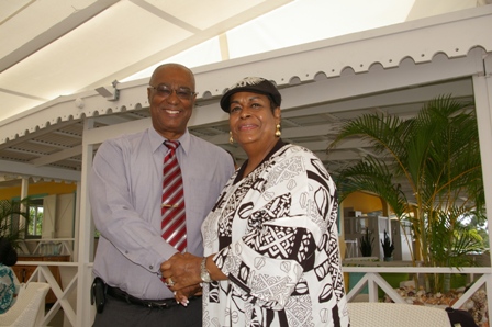 Premier of Nevis and wife of Hon. Louis Farrakhan, Mrs. Khadijah Farakhan