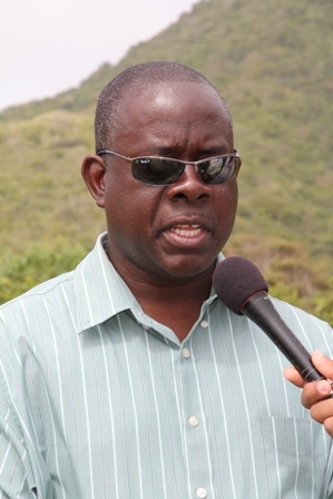 Minister of Agriculture in the Nevis Island Administration Hon. Robelto Hector