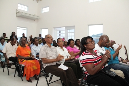 A cross section of persons present at the official opening of the Combermere Community Centre