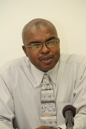 Permanent Secretary in the Ministry of Physical Planning, Natural Resources and Environment Mr. Ernie Stapleton