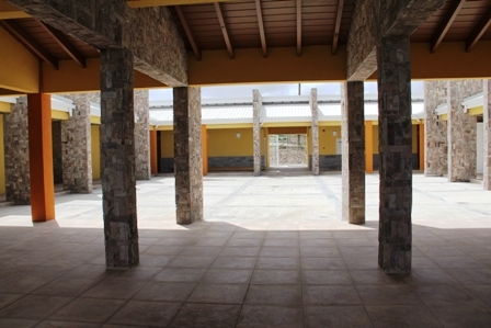 The courtyard where open air events will be held