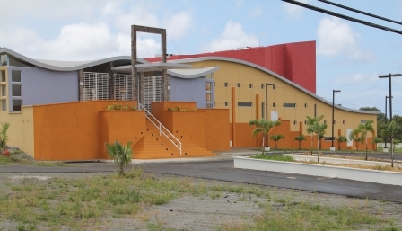 The Nevis Performing Arts Centre at Pinneys prior to its official opening on April 28, 2012