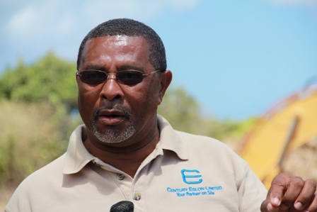 Project Manager of the Caribbean Development Bank Nevis Water Enhancement Project Mr. George Morris