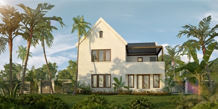 Rendering of a villa (front) at the Four Seasons Resort Estates US$60 million Villas at Pinneys Beach project