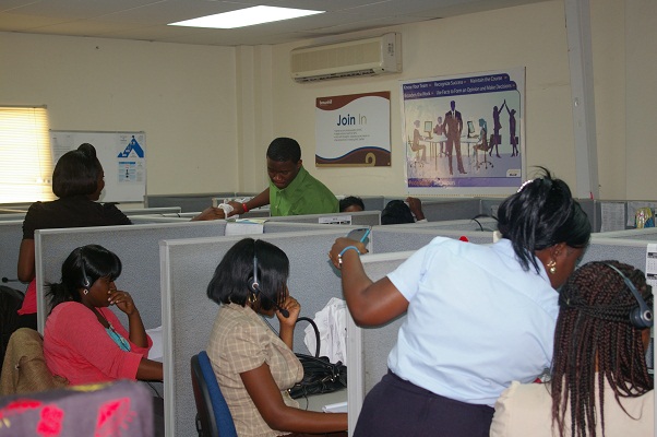 Brown Hill Communications Center staff at work