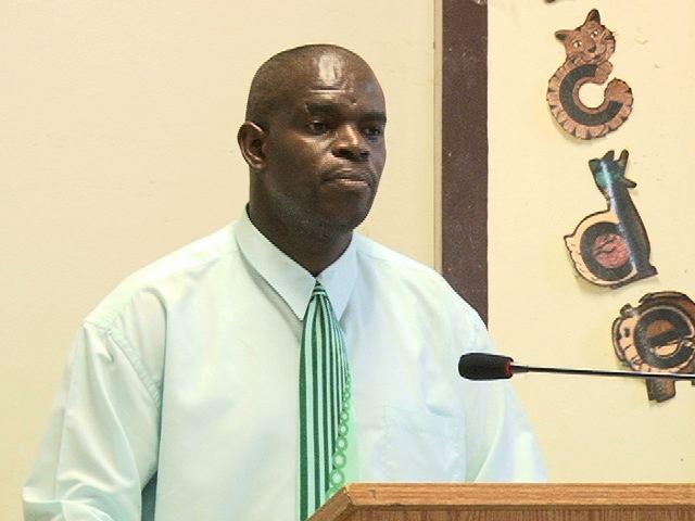 Coordinator of the Nevis Division of the St. Kitts/Nevis Technical and Vocational Education and Training Council Mr. Orette Smith