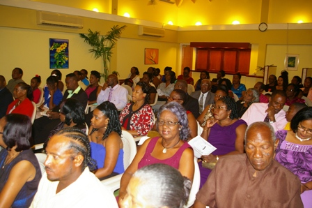 Some of those present at the 7th Annual Teachers Awards and Recognition Ceremony at the Mount Nevis Hotel