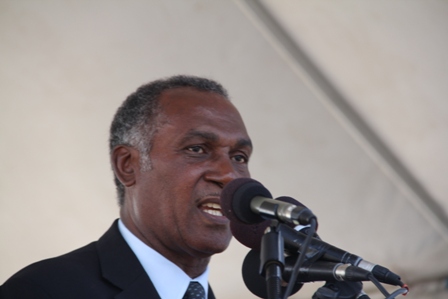 Premier of Nevis and Minister of Finance in the Nevis Island Administration Hon. Vance Amory