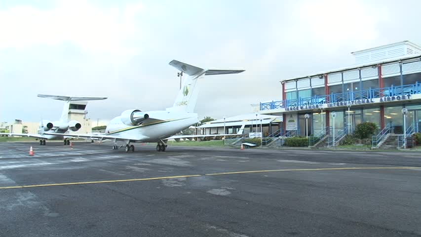 The Vance W. Amory International Airport where retiree Ms. Elvira Clarke served as a cleaner for 22 years