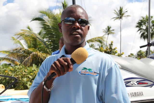 Owner and Chief Executive Officer of Islander Water Sports on Pinneys Beach, Nevisian Wincent Perkins