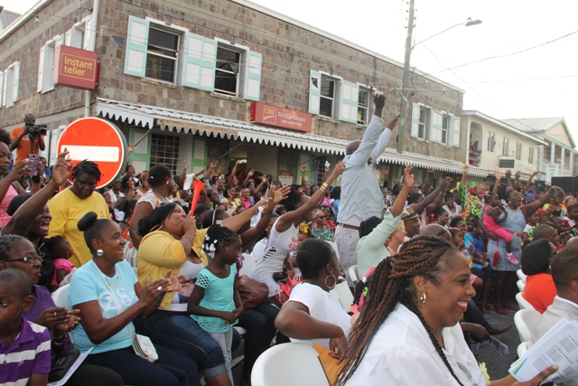 A section of the enthusiastic crowd who were on hand to witness the official launch of the participants for the Culturama 40 Miss Culture Queen Pageant, the Miss Culture Swimwear and Mr. Kool contests on June 13, 2014, for Culturama 40