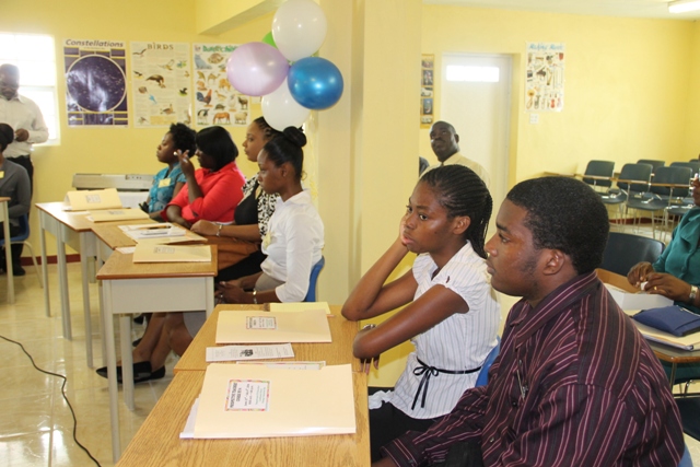 A section of the participants of the 2014 Prospective Teachers Course at the opening ceremony hosted by the Department of Education at Pinney’s on June 23, 2014