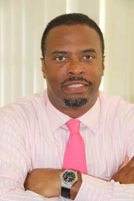 Deputy Premier of Nevis Hon. Mark Brantley at his Bath Plain office during an interview with the Department of Information on September 03, 2014