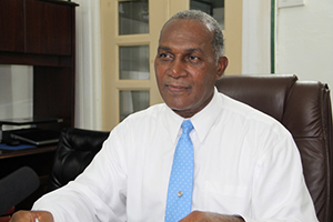 Premier of Nevis and Minister responsible for Disaster Management Hon. Vance Amory