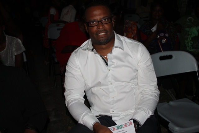 Deputy Premier of Nevis and Minister of Community Development Hon. Mark Brantley at the Department of Community Development’s annual Christmas Tree Lighting ceremony at the Memorial Square in Charlestown