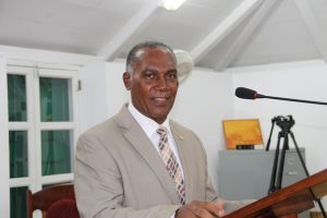 Premier of Nevis and Minister of Finance in the Nevis Island Administration Hon. Vance Amory delivers the 2015 Budget Address at the Nevis Island Assembly