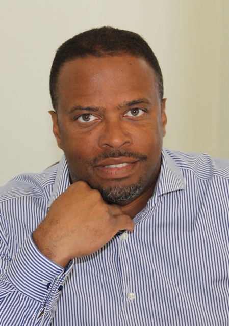 Deputy Premier of Nevis and Minister responsible for Information Hon. Mark Brantley at his Bath plain office on January 26, 2015