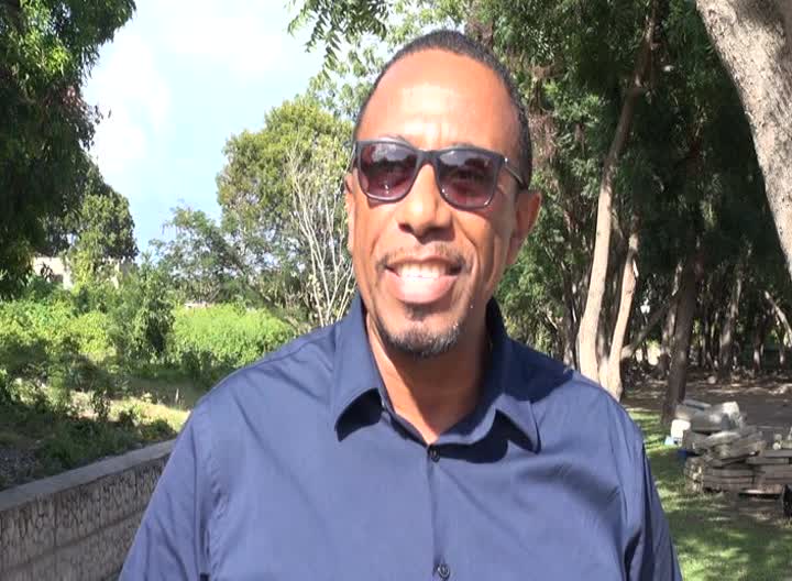 Chief Executive Officer of the Antigua and Barbuda Tourism Authority Colin James during a visit to Nevis on February 20, 2015