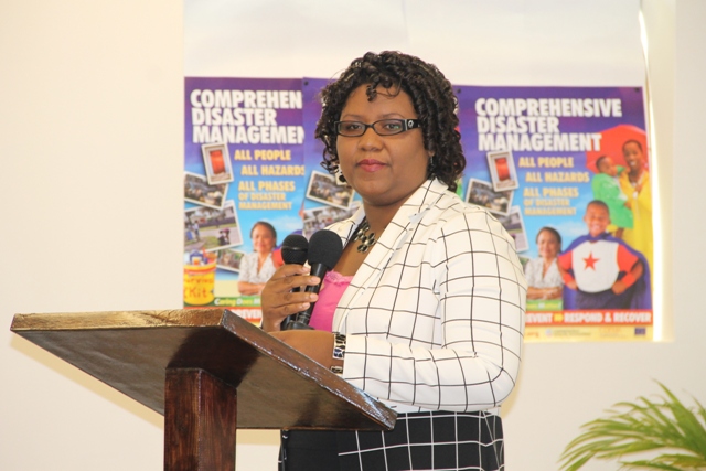 Zahnela Claxton, Principal Education Officer in the Department of Education, in the Nevis Island Administration